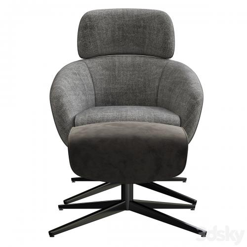 Minotti russell armchair