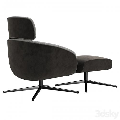 Minotti russell armchair