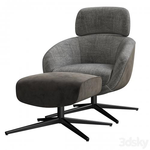 Minotti russell armchair