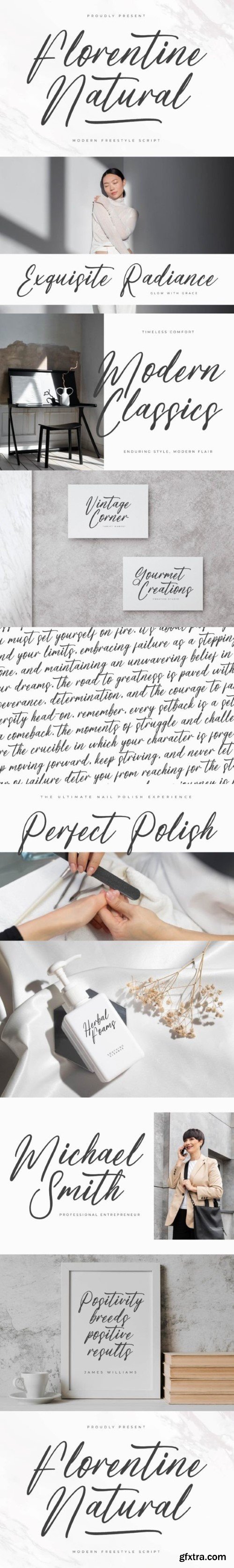 Florentine Natural Font