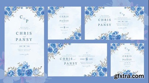 Videohive Bloom Wedding Invitation 52444622