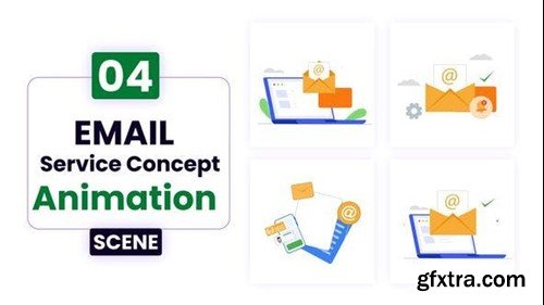 Videohive Email Sarvice Concept Illustration 52440717