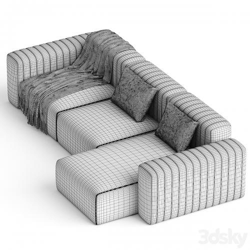 RIF | Sofa with chaise longue By NORR11