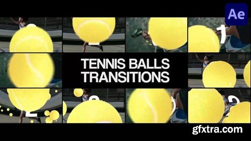 Videohive Tennis Balls Transitions for After Effects 52371375