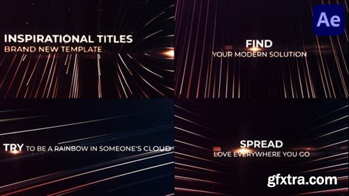 Videohive Inspirational Titles for After Effects 52445792