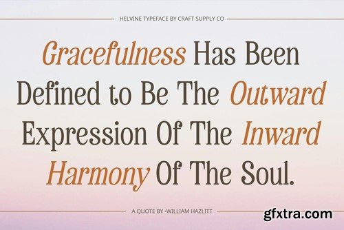 Helvine – Condensed Serif WK3MC2D