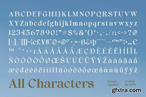 Felonia – Classic Serif 5S4J4T3