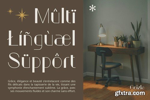 Geizla – Modern Sans Serif W3CQZBR