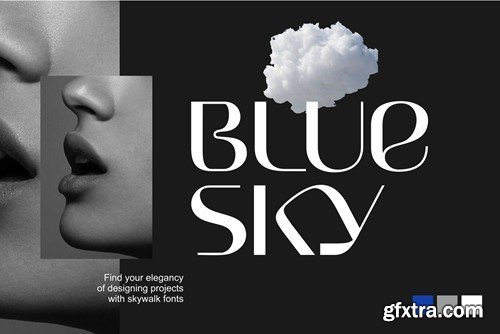 Sky Walk | Elegant Futurisitic Font DR2ED6T