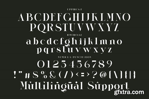 MUNNIER Modern Ligature Serif UWAPRLZ