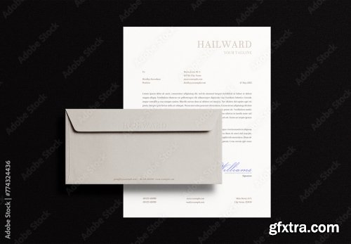 Corporate Stationary Minimal Mockup Template 1 12xPSD