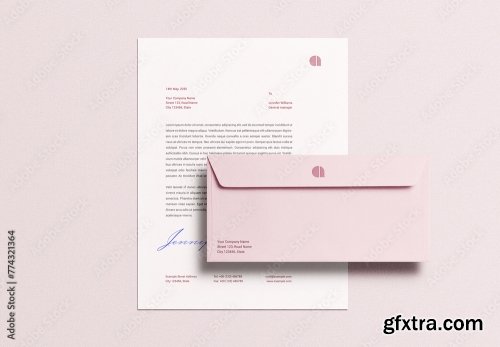 Corporate Stationary Minimal Mockup Template 1 12xPSD