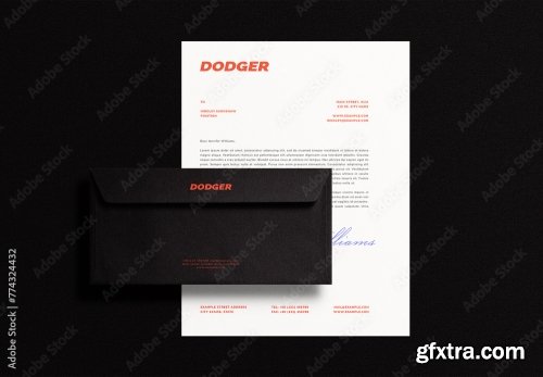 Corporate Stationary Minimal Mockup Template 1 12xPSD