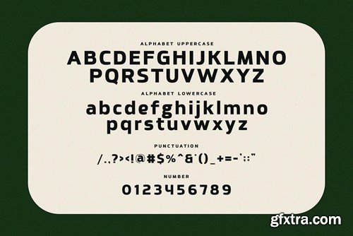 Gelantik - Modern Bold Sans Serif U562BAE