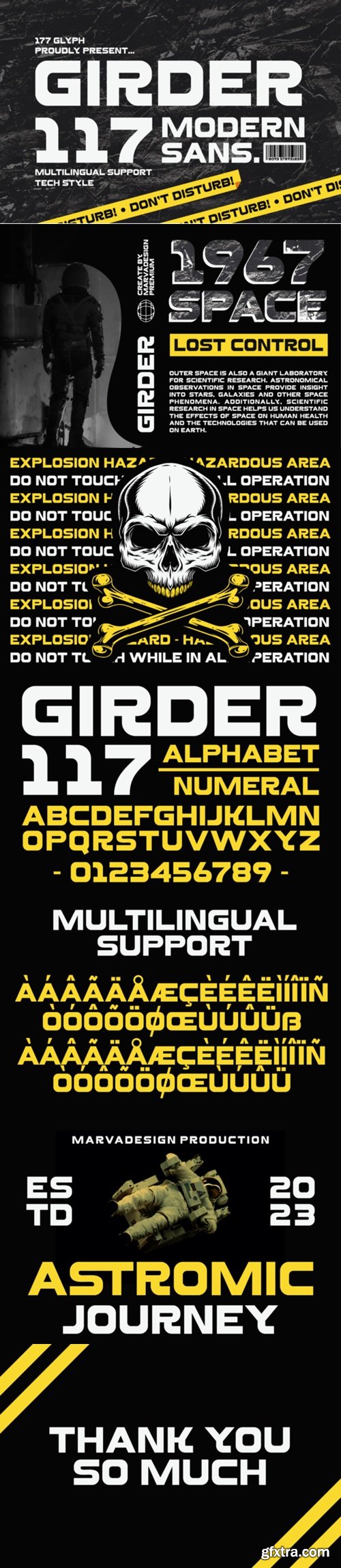 Girder 117 Font