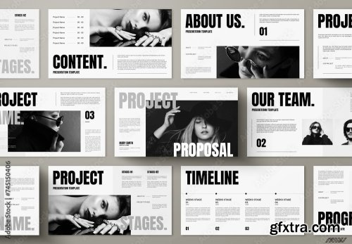 Modern Project Proposal Presentation Template 745150406