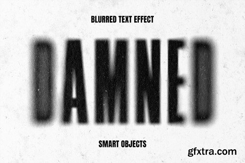 Dust Blurred Halftone Text Effect 8C4WFMW