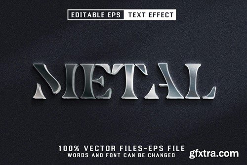 Metal Editable Text Effect 4MC4UP2