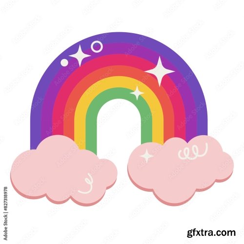 Rainbow Concept 25xSVG