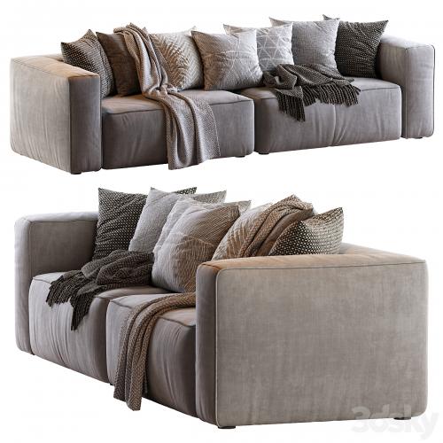 Мello Taos Brown Right Arm Corner Sectional