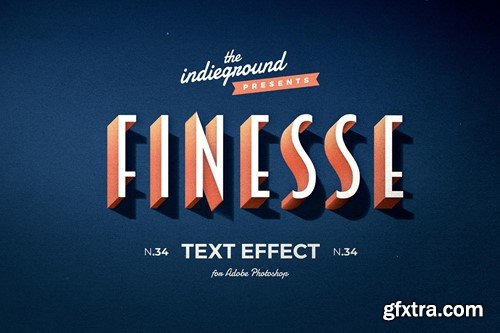 Retro Vintage Text Effect N.34 VLMD2LE