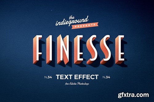 Retro Vintage Text Effect N.34 VLMD2LE