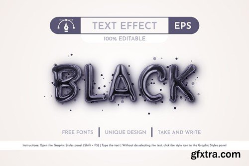 Petroil Editable Text Effect, Graphic Style C8DQLTA