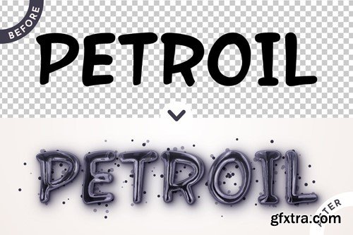 Petroil Editable Text Effect, Graphic Style C8DQLTA