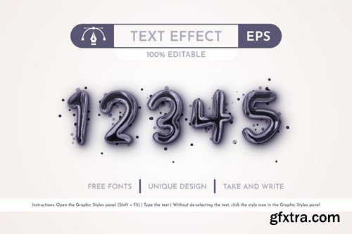 Petroil Editable Text Effect, Graphic Style C8DQLTA