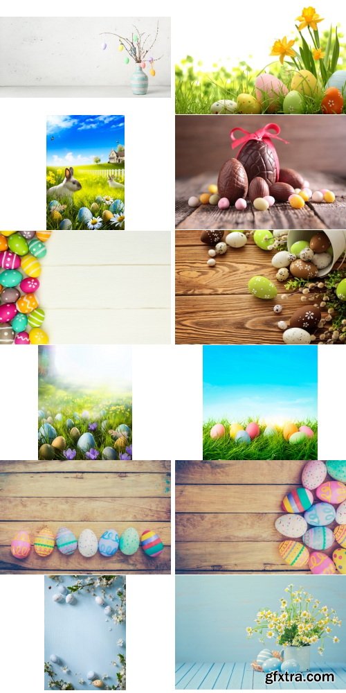 Amazing Photos, Easter Backgrounds 100xJPEG