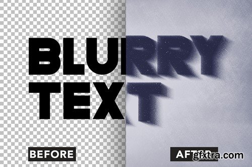 Blurry Halftone Text Effect ZHYMMRT