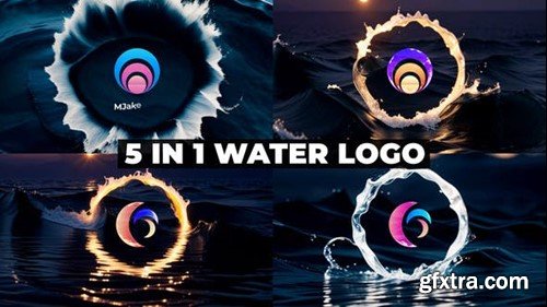 Videohive Realistic Water Logo Opener 52479515