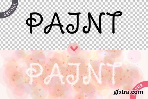 Watercolor Paint Text Effect, Graphic Style 2EC4EV4