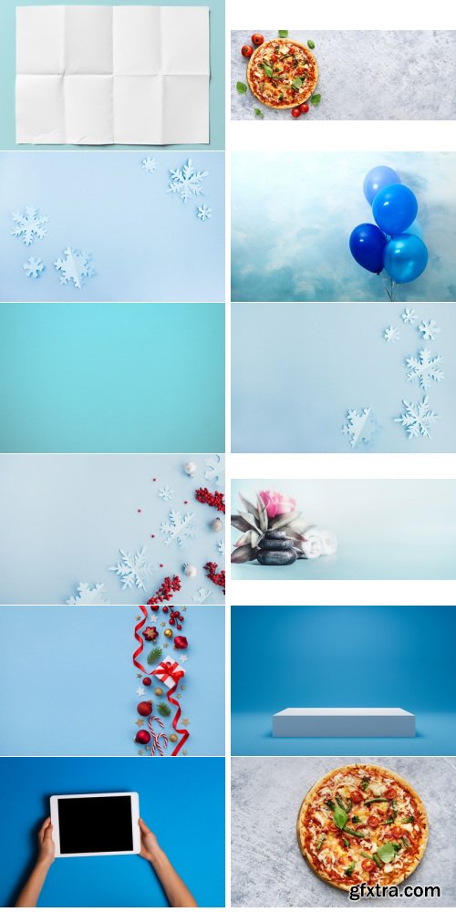 Amazing Photos, Light Blue Background 100xJPEG