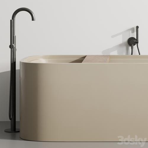 Cocoon Pb Bathtub by Fauset Omnires Y set