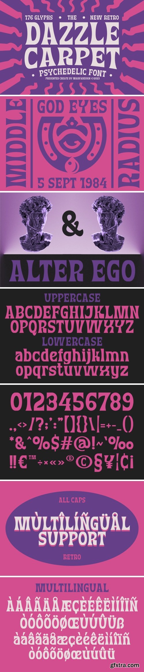 Dazzle Carpet Font