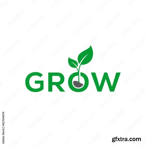 Seedling Logo Design 6xAI