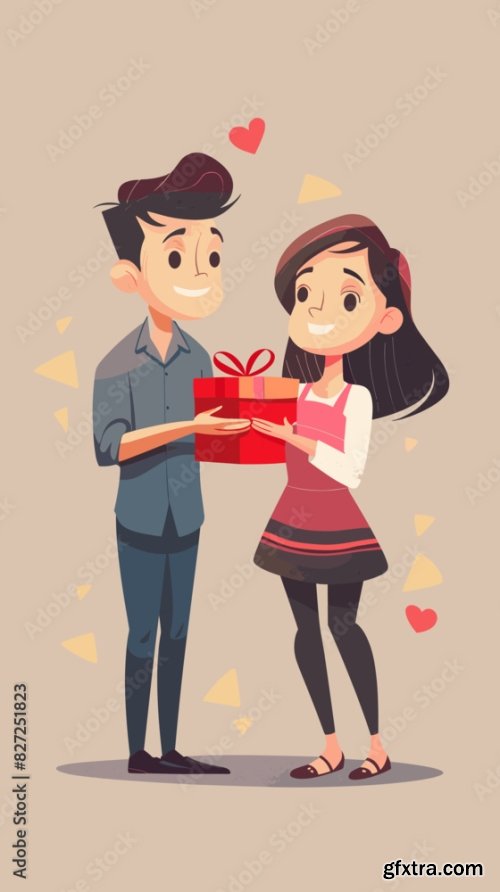 Surprising Girlfriend With Romantic Gift 12xAI