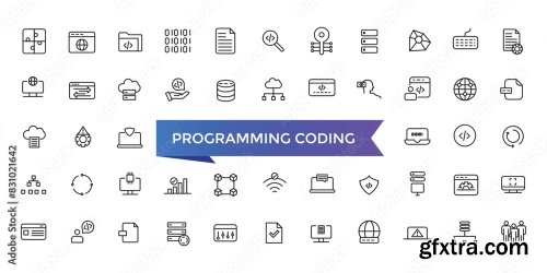 Programming Coding Icon Collection 8xAI