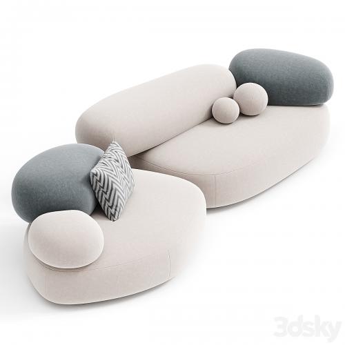 PEBBLE RUBBLE By Moroso