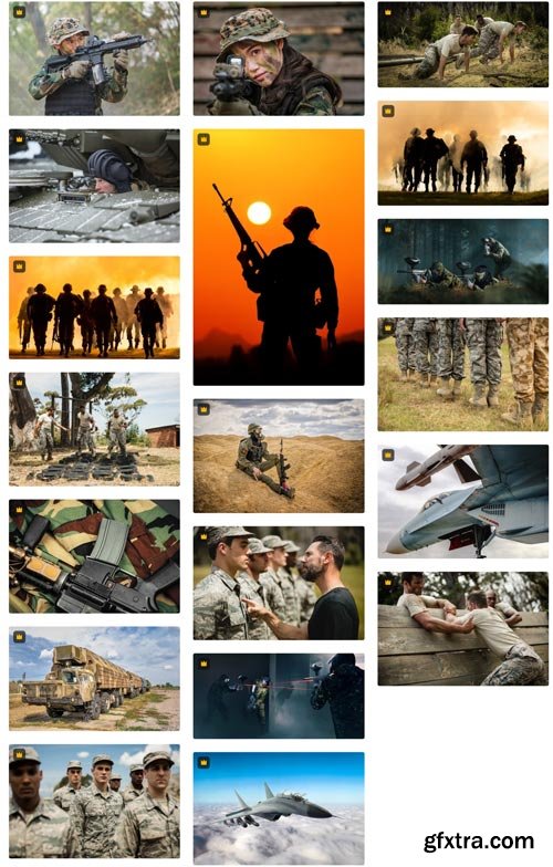 Premium Photo Collections - Army and Soldiers - 119xJPG