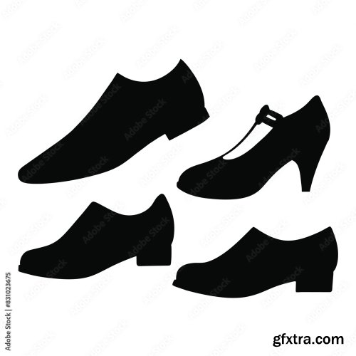 Set Of Collection Of Mens And Womens Shoes 25xAI