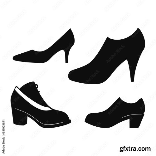 Set Of Collection Of Mens And Womens Shoes 25xAI