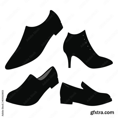 Set Of Collection Of Mens And Womens Shoes 25xAI