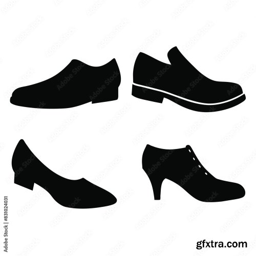 Set Of Collection Of Mens And Womens Shoes 25xAI