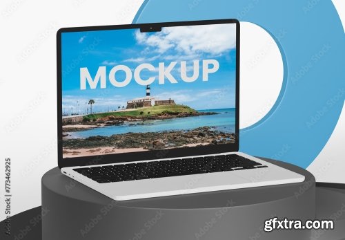 Laptop Mockup 8xPSD