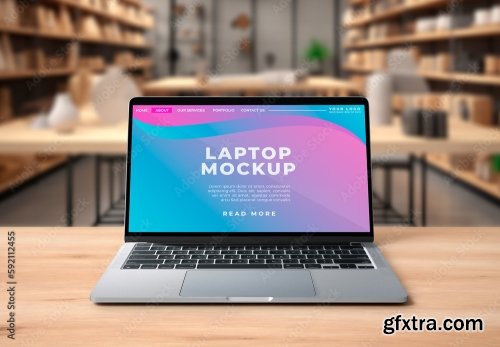 Laptop Mockup 8xPSD