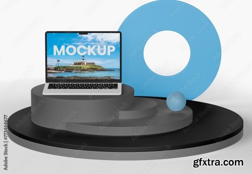 Laptop Mockup 8xPSD