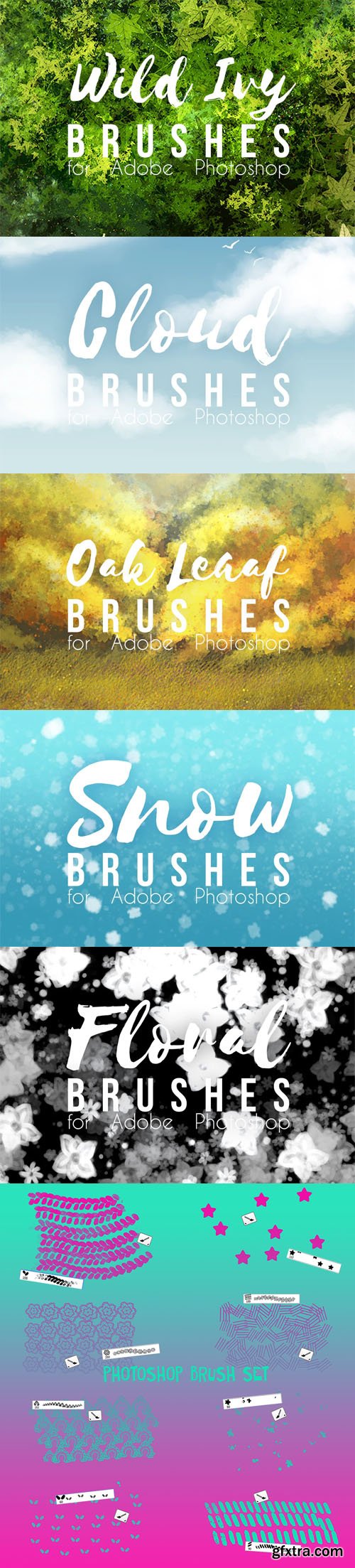 10+ Sets of Brushes for Photoshop