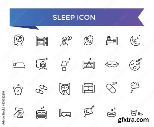 Sleep Icon Collection 7xAI